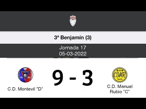 C.D. Montevil "D" - C.D. Manuel Rubio "C"