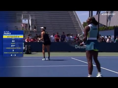 Alycia Parks | Sophie Chang 🇺🇸 Doubles Vs Hao-Ching 🇨🇳 Giuliana 🇲🇽 U.S. Open Tennis Coverage