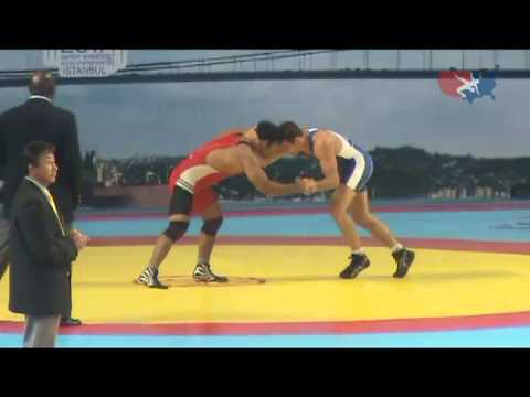 2011 Worlds Freestyle 74kg - Matt Gentry (CAN) vs. Narsingh Yadav (IND)