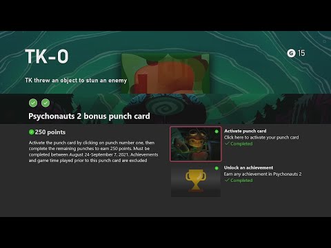 Psychonauts 2 bonus punch card