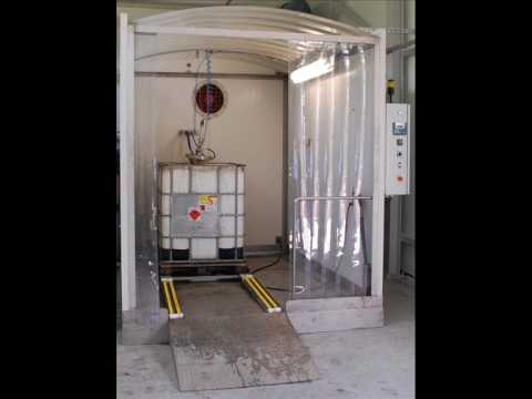 Myjnie kabinowe, myjnie do kontenerów 1000 L, detali wielkogabarytowych