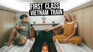 13 Hour First Class Sleeper Train in Vietnam | Hanoi to Hue Overnight