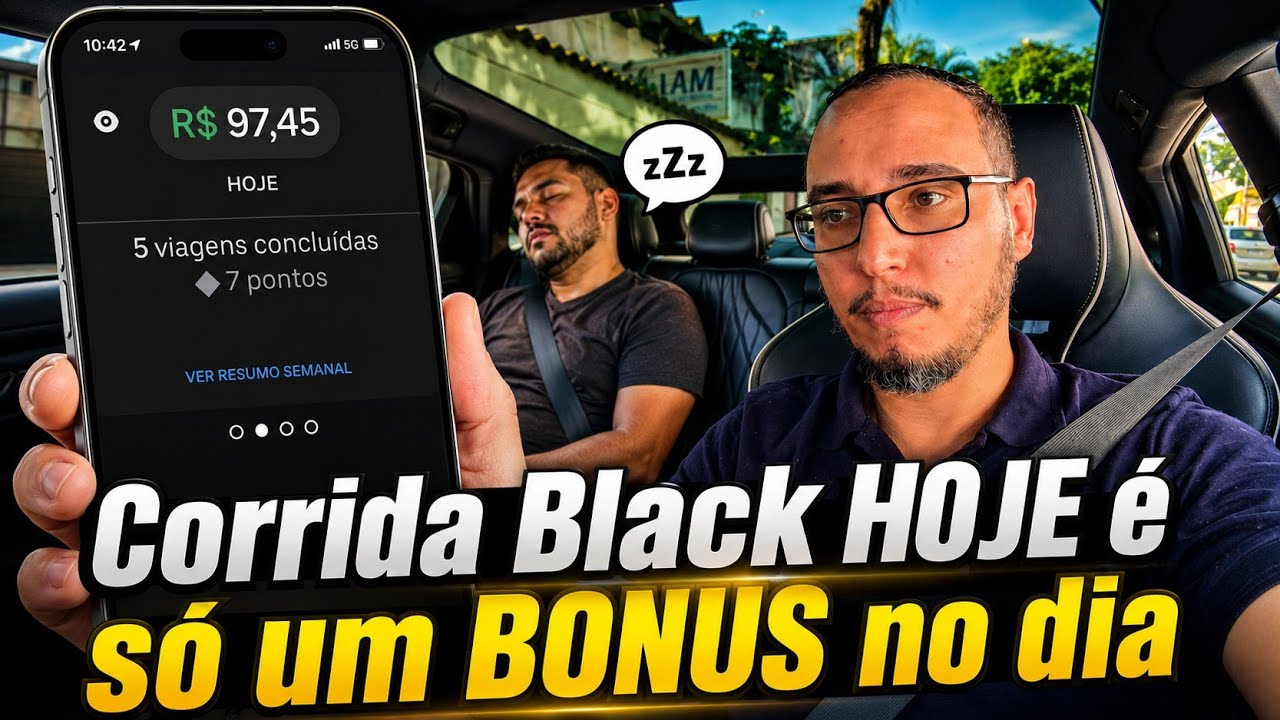 Fiz R$,200,00 e voltei pra casa. BLACK ta difícil de tocar. Uber / 99Pop