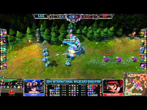 LGC vs DP   International Wildcard Tournament 2014   Legacy eSports vs Dark Passage VOD