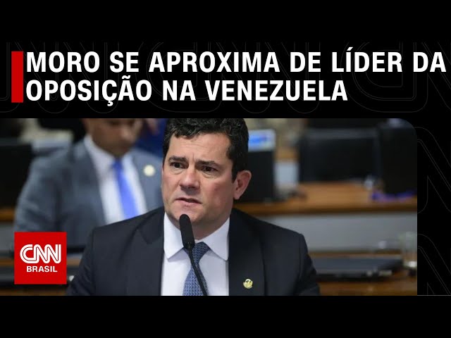 Moro se aproxima de líder da oposição na Venezuela e tenta trazê-la ao Brasil | CNN NOVO DIA