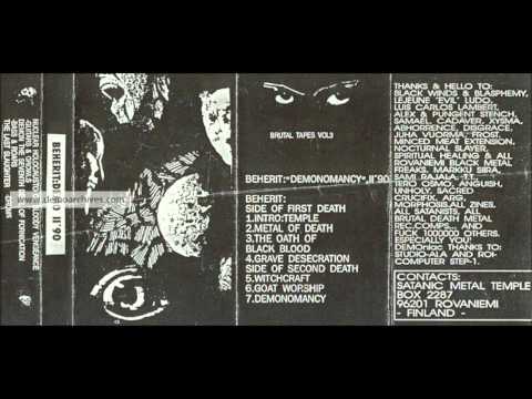 BEHERIT - Demonomancy - full demo HD