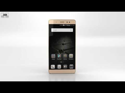 ZTE Axon Max Gold 3D model by 3DModels.org