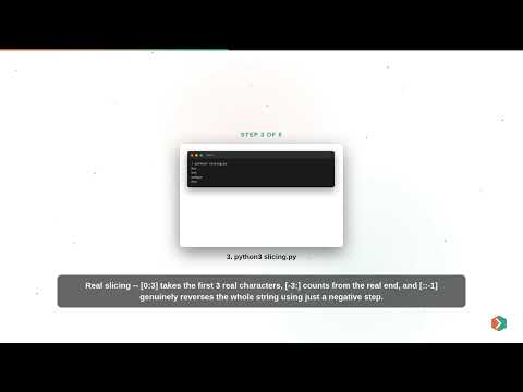 Python Web Development Basic Series Strings Real Methods Slicing F Strings