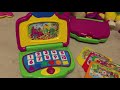 Mattel Barney Learning Fun Interactive Laptop Toy With 5 Cards 2002