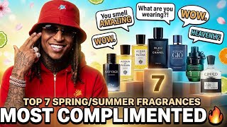 Top 7 MOST COMPLIMENTED Spring/Summer Fragrances I Own 