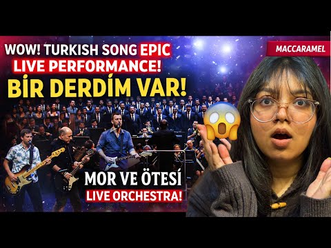 Indian🇮🇳Reaction/THIS Turkish Live Performance GAVE ME GOOSEBUMPS 😱| Bir Derdim Var (Canlı Senfonik)