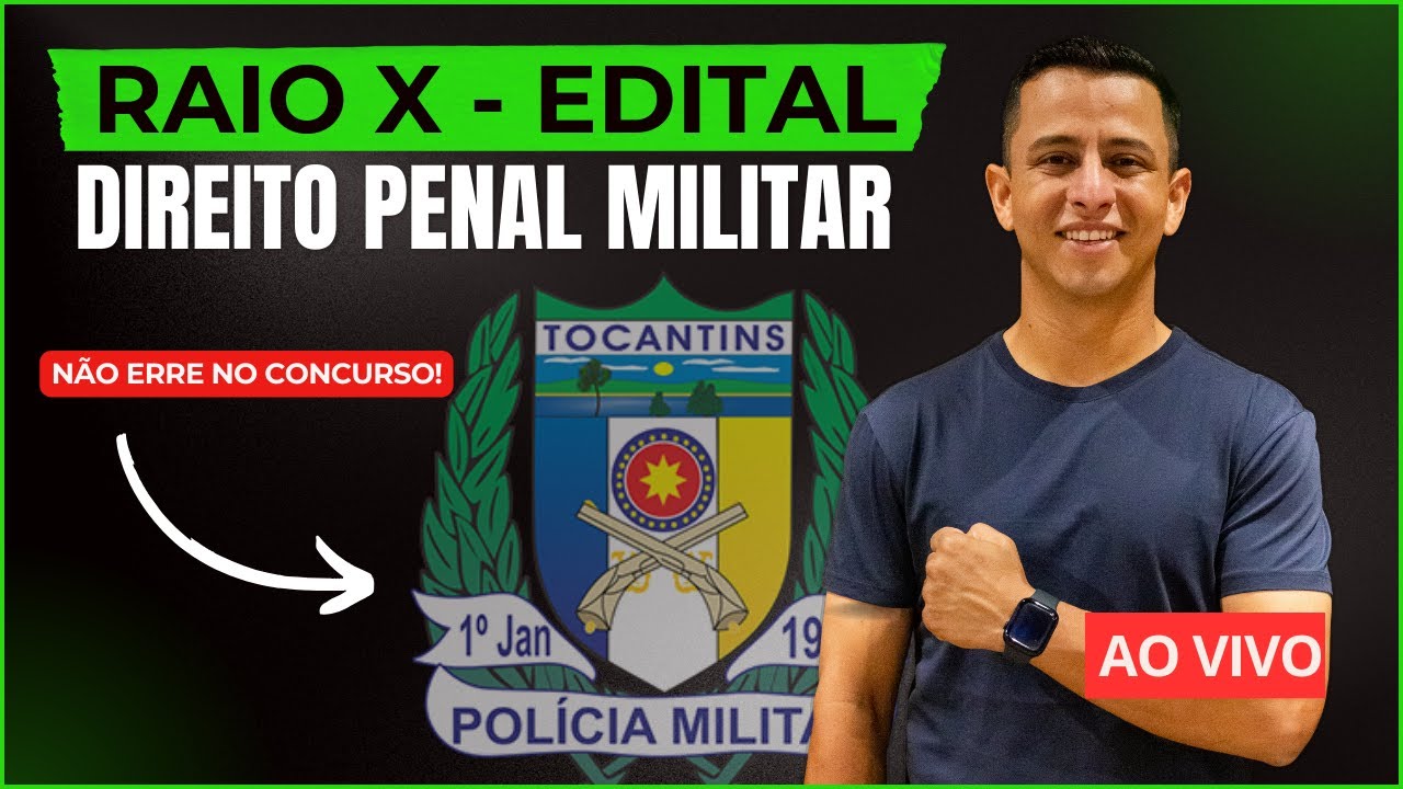 PMTO 2025 - Erros que Reprovam em Direito Penal Militar – NÃO SEJA ELIMINADO!