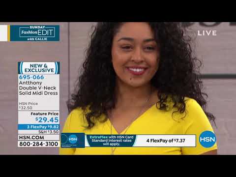 HSN | Sunday Fashion Edit With Callie Season Premiere 02.23.2020 - 10 AM