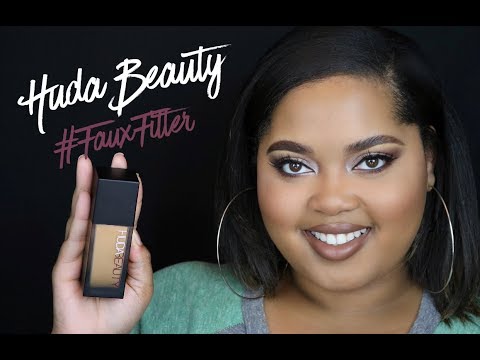 Huda Beauty #FauxFilter Foundation Try On + Review + Wear Test | KelseeBrianaJai Video
