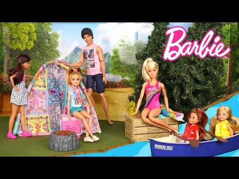 Barbie Dreamhouse Adventures Camping Vacation Travel Routine