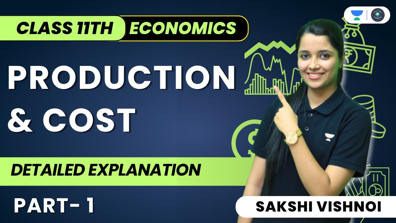 Production and Cost | Detailed Explanation | Part-1 | Microeconomics | Class 11 | Sakshi Vishnoi
