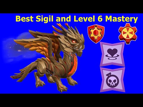 Best Sigil and Level 6 Mastery for Lignorum Dragon-Dragon mania Legends |  402/500 Magma Lepus Piece