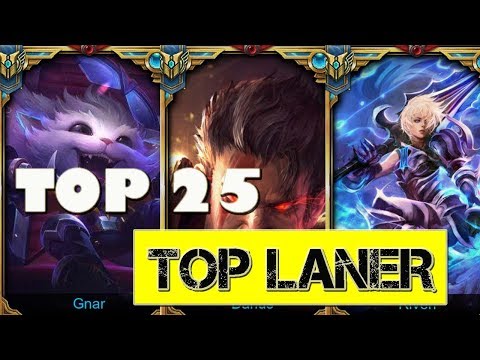 Top 25 Top Champions #2 | LoL Epic Top Montage Plays(League of Legends)