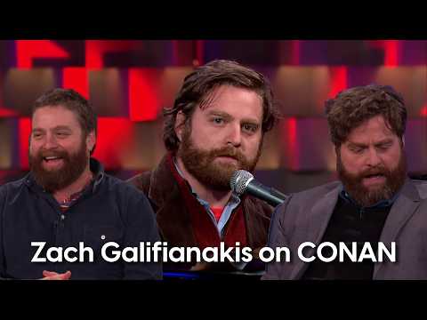 Zach Galifianakis on CONAN - A Compilation