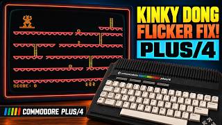 Can We Fix This Flickering 'KINKEY DONG' Commodore Plus/4 BASIC Game?