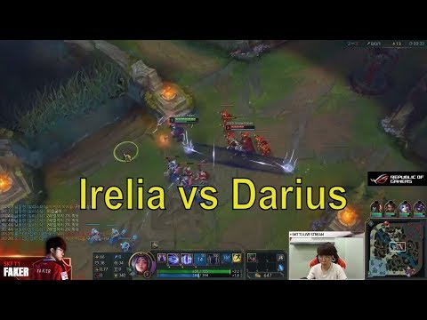 SKT T1 Faker stream Irelia vs Darius | SKT Faker LIVE | NND Gamer