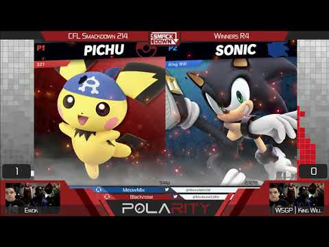 CFL Smackdown Ultimate 214 - WSGP | KingWill (Sonic) vs Ewok (Pichu) - Winners Top 16