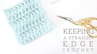 CROCHET: Tips for keeping a straight edge | Foundation turning chain | Bella Coco