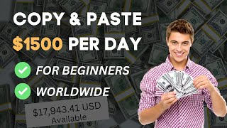 Earn $1500 A DAY Online For FREE Copy & Pasting Articles Legally! Make Money Online
