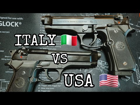 Beretta 92FS VS U.S. M9