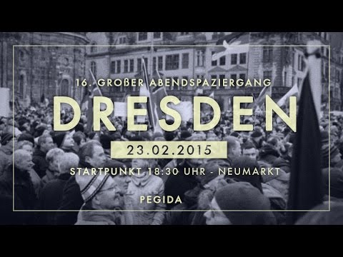 Mobilisierungsvideo: PEGIDA Abendspaziergang am 23.02.2015 in Dresden