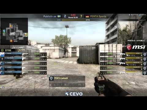 Publiclir.se vs PENTA Sports Game 1 (CEVO-P CS:GO Season 7) - Helium & Metuz