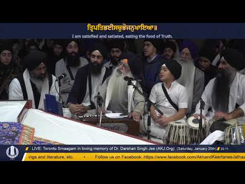 017 Toronto Jan 2020 Raensabaayee Keertan - Bhai Jasbir Singh Jee Chandigarh