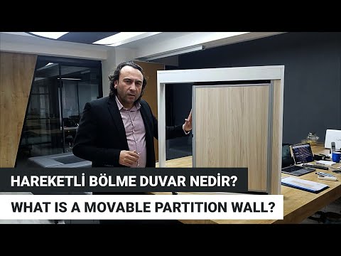 Movable partition wall video