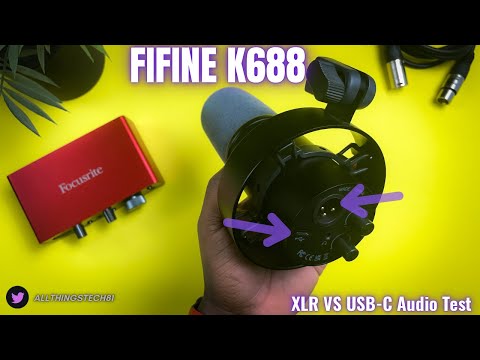 FIFINE K688 XLR VS USB-C Audio Test - Can You Hear The Difference!?