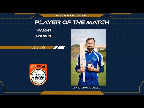 MOM: C.Munoz-Mills - SPA vs INT | Highlights | FanCode ECS Spain, L'Alfas del Pi, Day 2 | Spain 2021