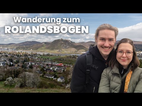 Wandern zum ROLANDSBOGEN ab Niederbachem - Panorama-Aussicht auf den Rhein und Drachenfels