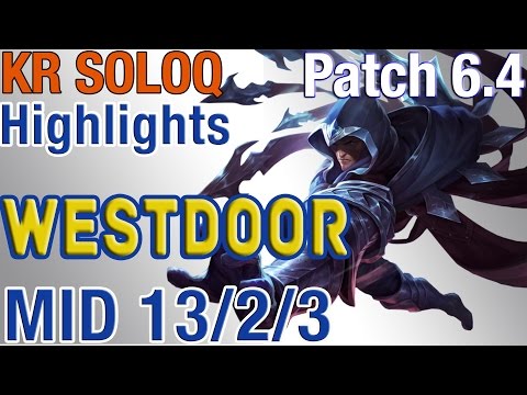 AHQ Westdoor - Talon vs Yasuo - S6 Kr LoL Master Highlights #53