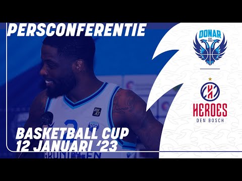 Persconferentie Donar vs. Heroes Den Bosch 120123