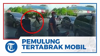 Viral Video Detik-detik Seorang Pemulung Tertabrak Mobil saat Hendak Menyeberang di Tangerang