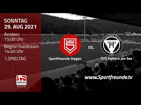 Sportfreunde Siegen gegen TuS Haltern , 29.08.2021 Leimbachstadion Siegen