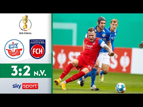 Hansa Rostock - 1. FC Heidenheim | Highlights - DFB-Pokal 2021/22 | 1. Runde