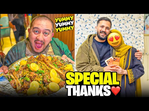 Special Gift & Thanks for family on my Back🙏🏻Ordered Full Menu for Shazi😱