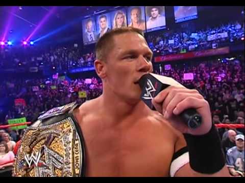 Cena gets booed on raw after Wrestlemania 22! ( 04/03/2006 Chicago )