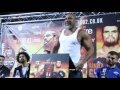 DAVID HAYE v ARNOLD GJERGJAJ (WITH SHANNON BRIGGS) - FULL & UNCUT - FINAL PRESS CONFERENCE / HAYEDAY