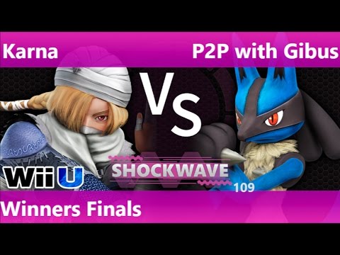 SW 109 - Karna (Sheik) vs P2P with Gibus (Lucario) Winners Finals - Smash 4