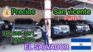 VENTA de carros SAN VICENTE EL SALVADOR 😉 TROCAS PARA TRABAJO Y USO FAMILIAR