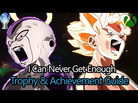 I Can Never Get Enough! Trophy & Achievement Guide! Dragonball Sparking Zero, Goku Saga!