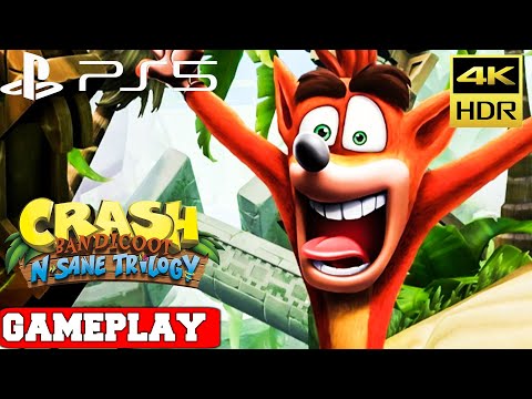 Crash Bandicoot N. Sane Trilogy Gameplay PS5 (HDR 4K)
