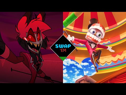 ALASTOR & CAINE VOICE SWAP | Hazbin Hotel/The Amazing Digital Circus