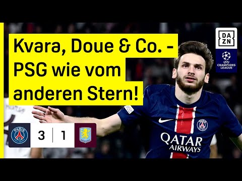 Paris Saint-Germain - Aston Villa | Viertelfinale-Hinspiel | UEFA Champions League | DAZN Highlights